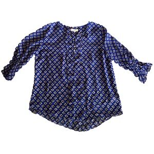Umgee printed blouse size L